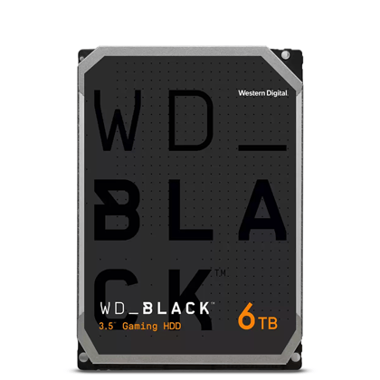 WESTERN DIGITAL Black 6TB Performance HDD SATA III 7200RPM 128MB Cache (WESTERN DIGITAL6004FZWX)