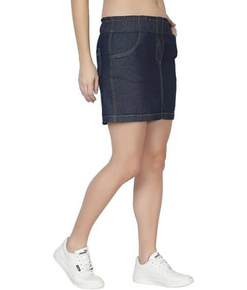 NUEVOSDAMAS Denim Pencil Skirt - Blue Single
