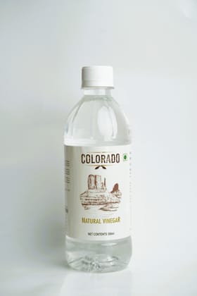 Colorado Natural Vinegar Pet (500ml) | Multi-Purpose White Vinegar | Cooking, Cleaning & Pickling