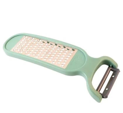 2-in-1 Vegetable Grater & Peeler Combo Tool  Dual-Function Stainless Steel for Effortless Slicing & Peeling  Compact Kitchen Essential