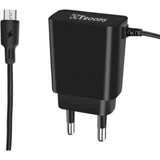 TP TROOPS Charger with 1A Charging Plug with 1 Micro Cable-TP-558