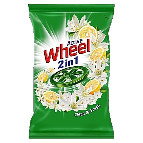 Wheel Green Lemon & Jasmine Detergent Powder, 1 kg