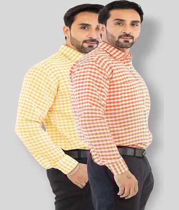 DESHBANDHU DBK - Multicolor Cotton Regular Fit Men's Casual Shirt (Pack of 2 )