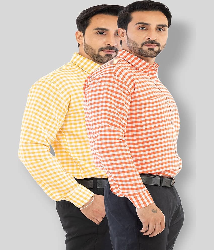 DESHBANDHU DBK - Multicolor Cotton Regular Fit Men's Casual Shirt (Pack of 2 )