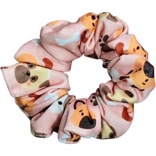 (Pack of 5)Hair Scrunchie Rubber Bands Soft Fabric For Women & Girls (Multicolour) Hair Rubber Bands Fabric Rubber Band