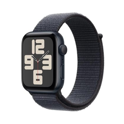 Apple Watch SE GPS 44mm Midnight Aluminium Case Ink Sport Loop Apple Watch SE GPS 44mm Midnight Aluminium Case Ink Sport Loop