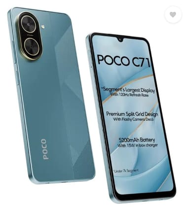 POCO C71, Cool Blue (4GB, 64GB) POCO C71, Cool Blue (4GB, 64GB)