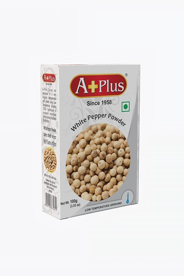 Aplus White Pepper Powder 100gm box