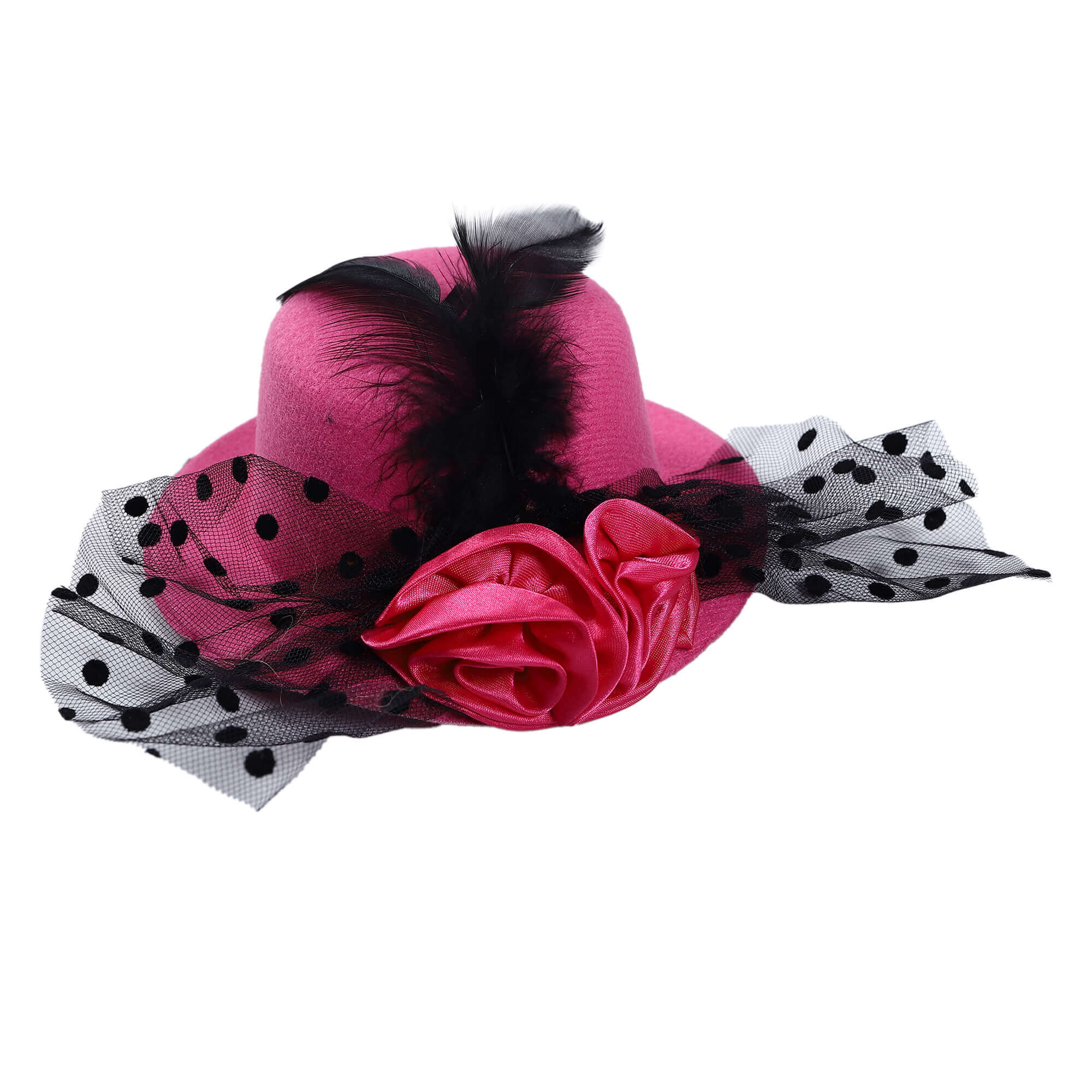 Wanna Party Pink CliP ToP Net Headband