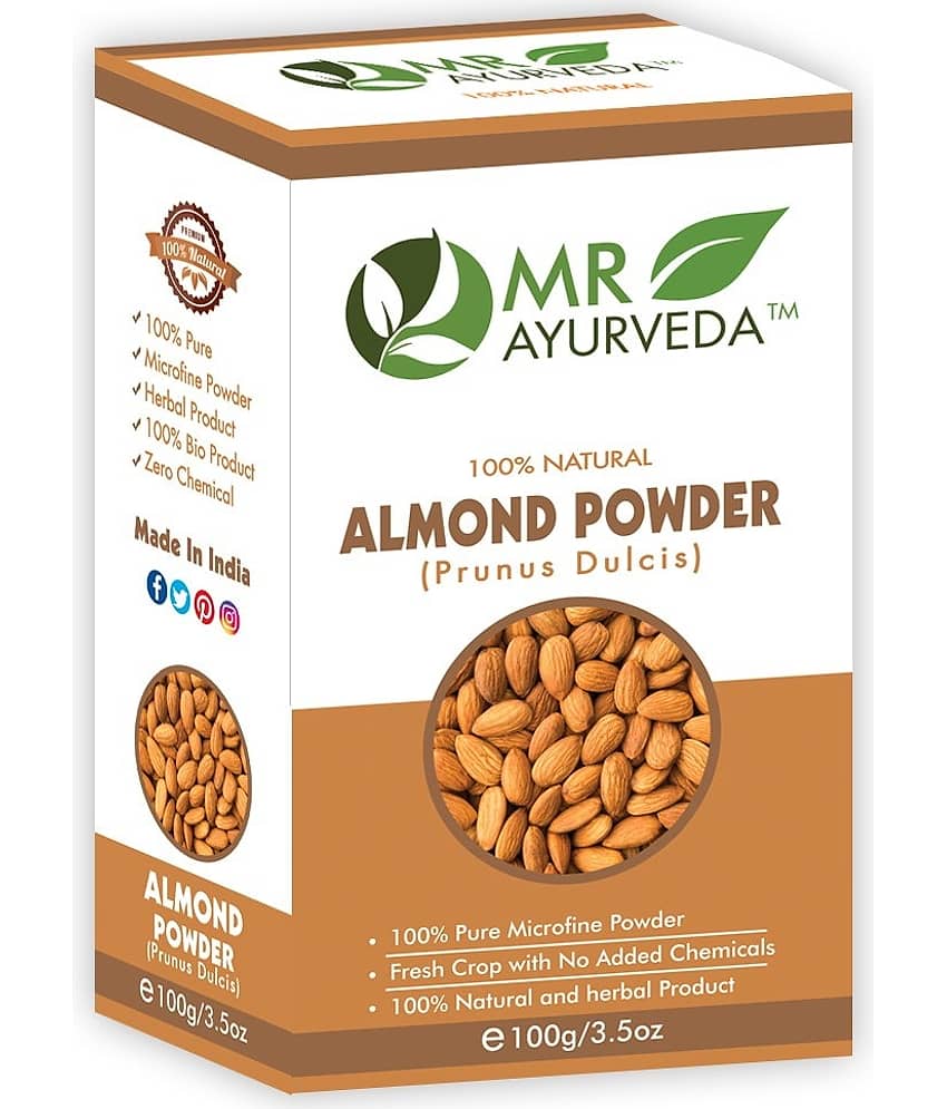 MR Ayurveda 100% Natural Badam Powder Face Pack Masks 100 gm