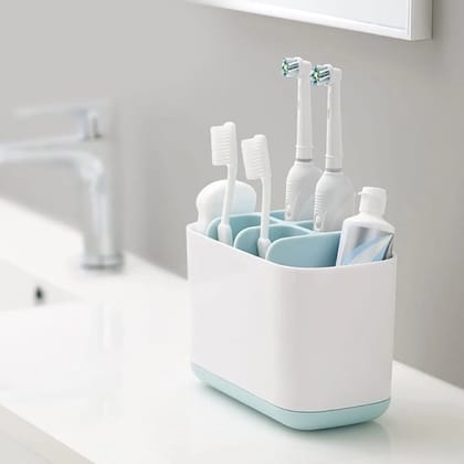 Toothbrush Stand, Multipurpose Toothbrush Holder for Bathroom and Wash Basin, Tooth Brush Stand Storage for Toothbrush