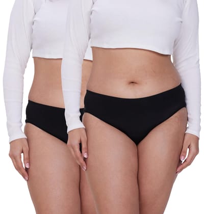 Be Me Period Panties for Women | Seamless Reusable, Leak Proof Menstrual Underwear | No Pads High Rise Absorbs Heavy Flow | Rash & Stain-Free Bamboo Cotton Panty - Pack of 2 Be Me Period Panties for Women | Seamless Reusable, Leak Proof Menstrual Underwear | No Pads High Rise Absorbs Heavy Flow | Rash & Stain-Free Bamboo Cotton Panty - Pack of 2