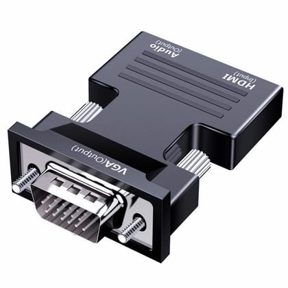 HDMI to VGA Adapter Converter with 3.5mm Stereo Audio
