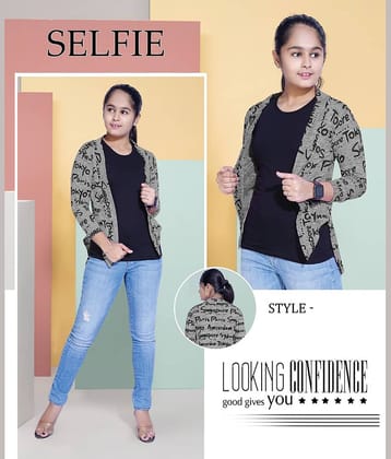 Little Funky Single Girls 100% Cotton Shrugs ( Pink )