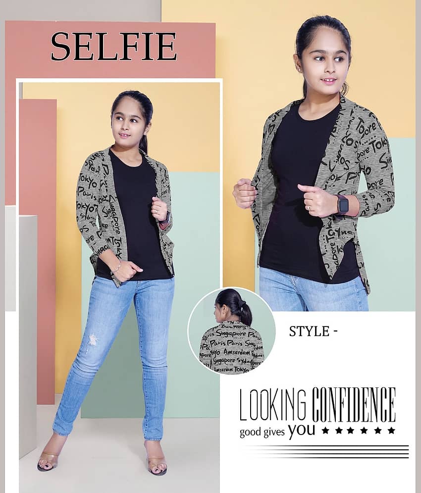 Little Funky Single Girls 100% Cotton Shrugs ( Pink )