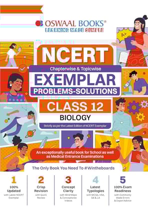Oswaal NCERT Exemplar Problems-Solutions for Class 12 Biology, Chapterwise and Topicwise with MCQs [Paperback] Oswaal Books And Learning Private Limited