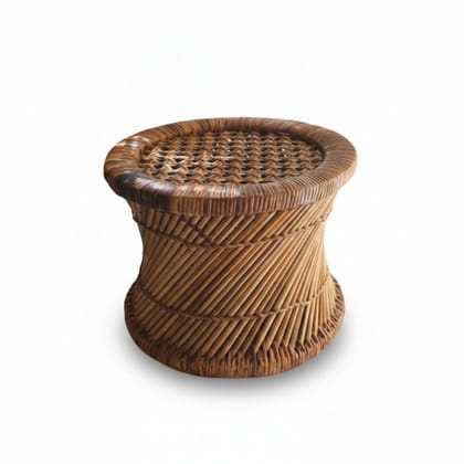 Handcrafted Bamboo Weave Stool