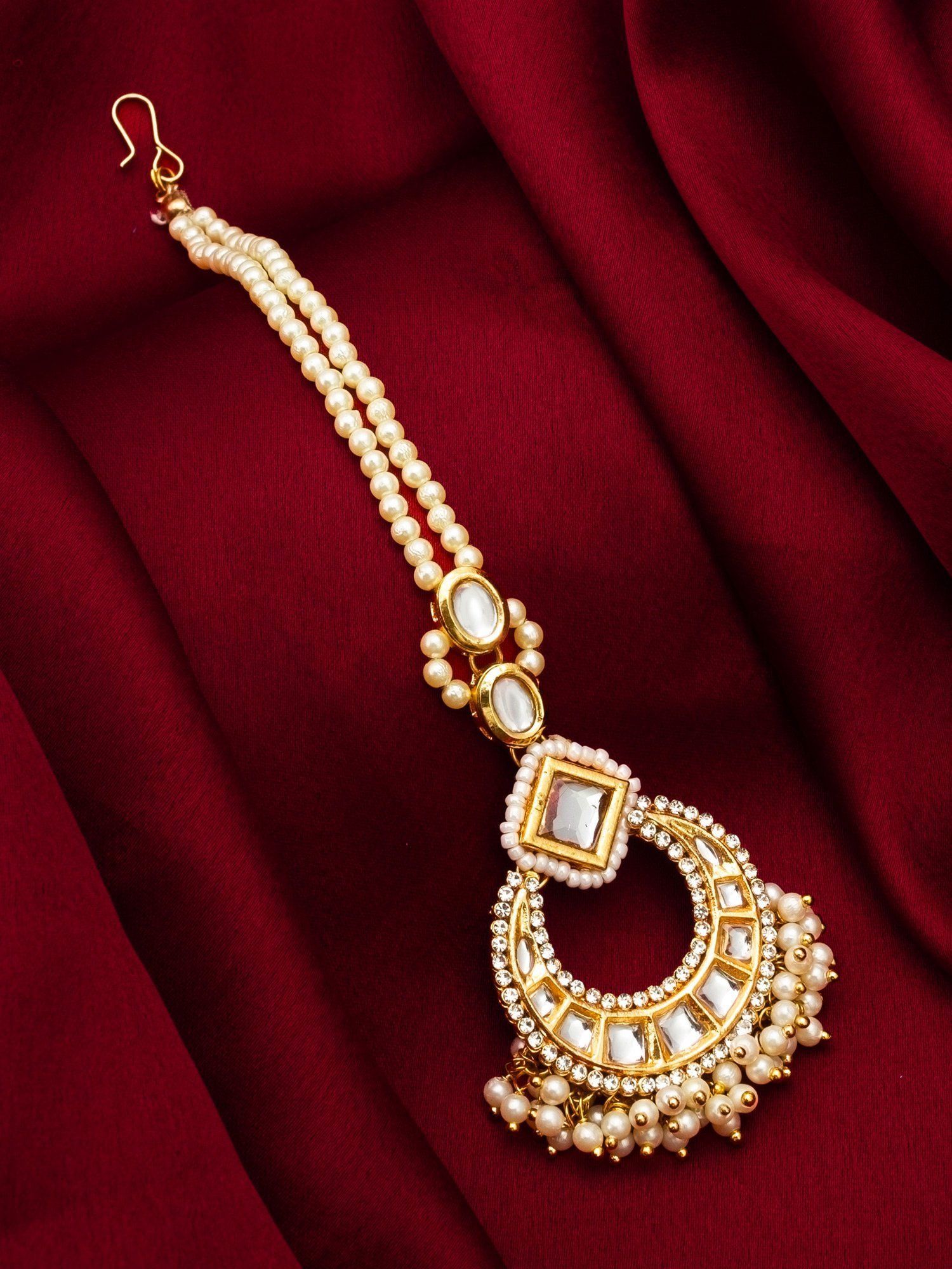 Morison Bold Crescent Mangtikka Moonlit Beauty for Every Celebration