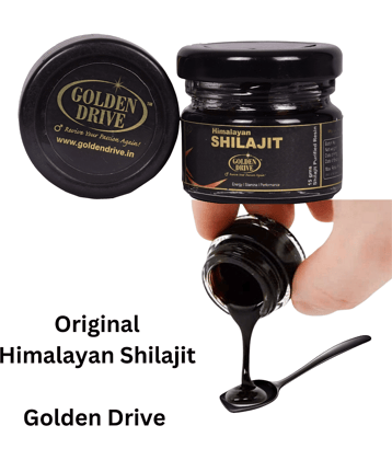 Golden Drive Himalayan Pure Shilajit Resins 15gm Paste (Pack of 1)