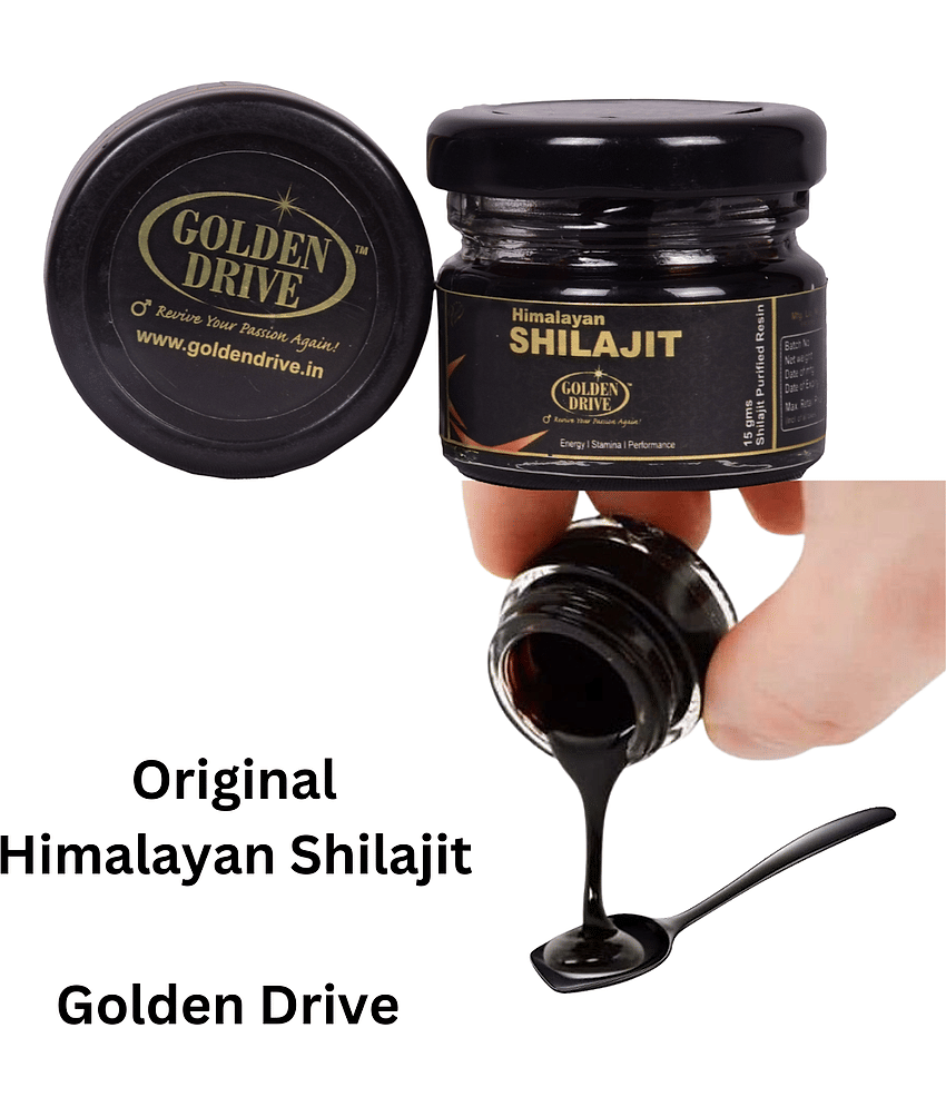 Golden Drive Himalayan Pure Shilajit Resins 15gm Paste (Pack of 1)