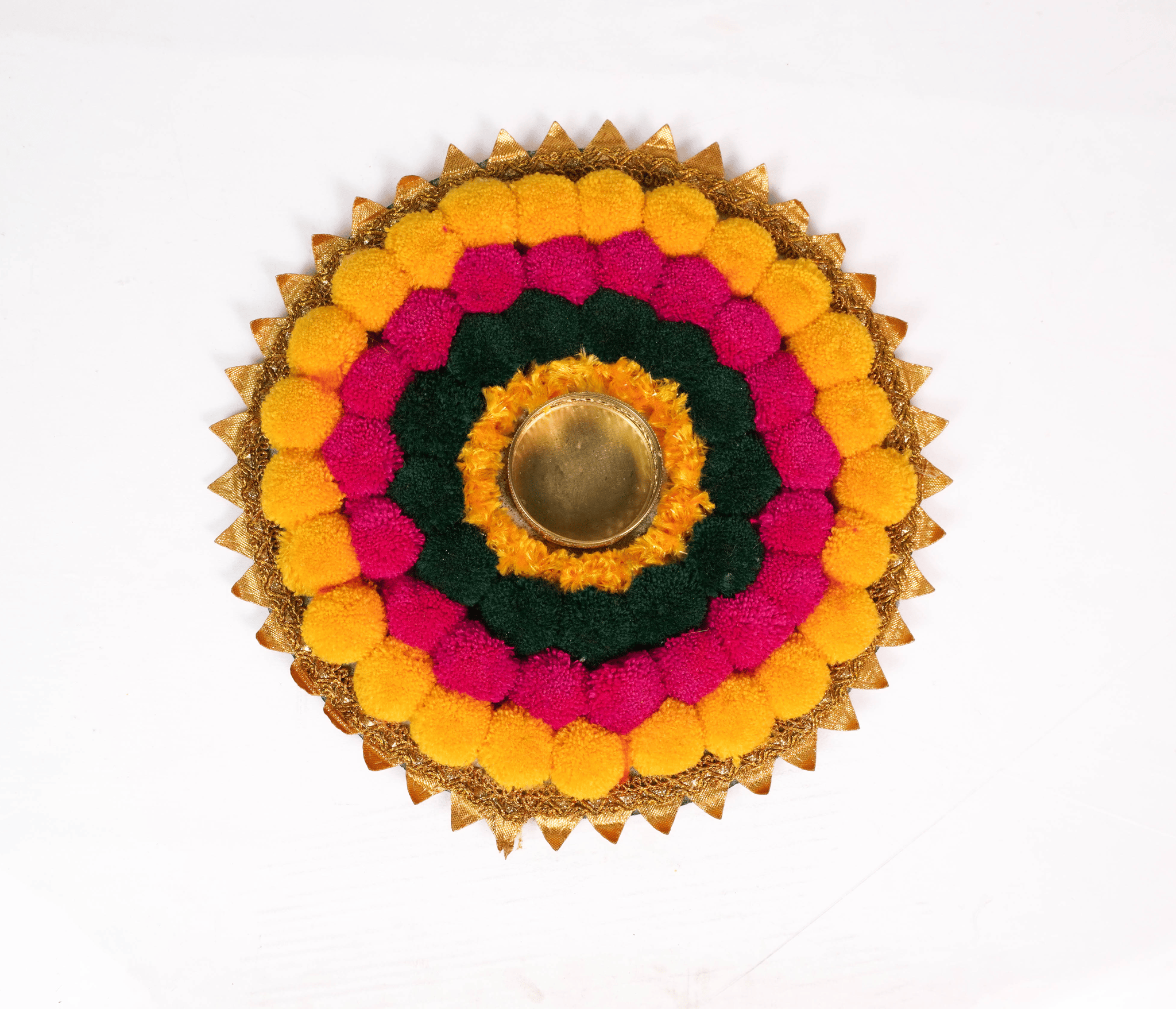 Handcrafted Decorative Thali | Traditional Pooja & Festive Decoration Plate