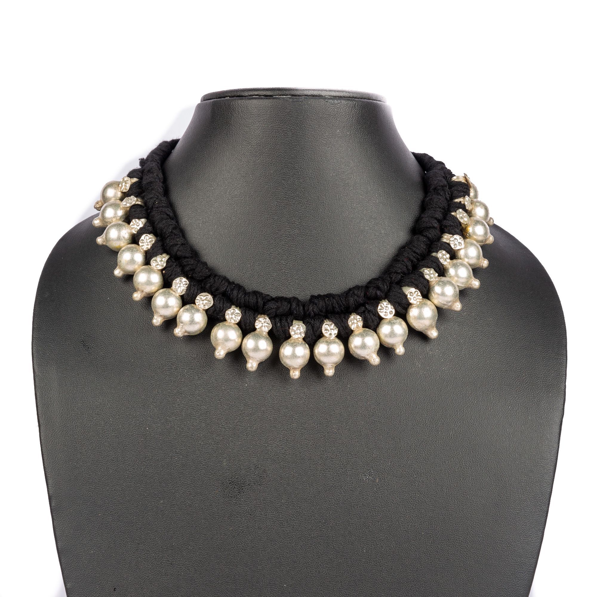 Tribes India Single Line Ghungroo Necklace for Women