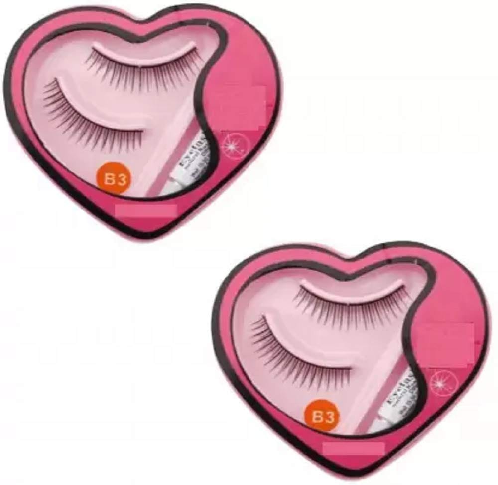 Elecsera False Eyelashes (Pack of 2) (Pack of 2)