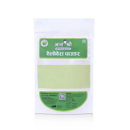 Ann Shri Premium Aloe Vera Powder for Skin Care and Wellness 100 g