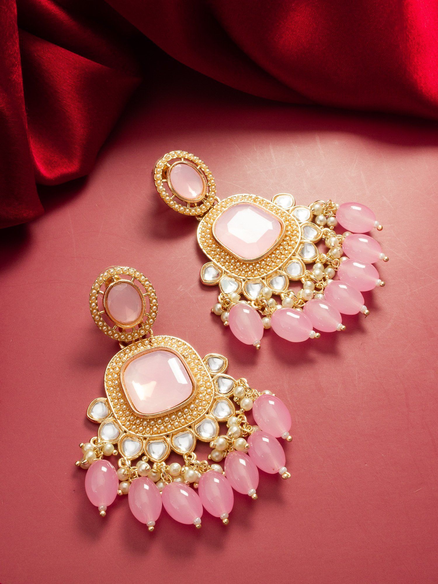 Morison Golden Vintage Floral Earrings Elegant Blossom
