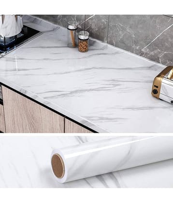 Geeo Premium White Marble Design Wallpaper 60cm x 2m (Pack of 1)