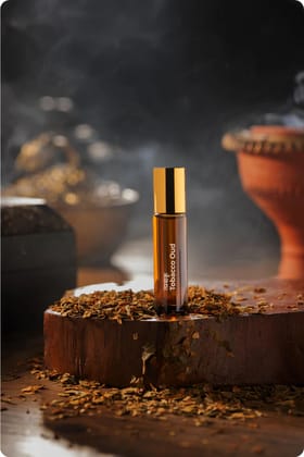 Soma Naturals Tambaku Tobacco Oud Attar Oil Based Unisex Body Perfume 10 ml