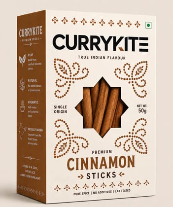 Premium Cinnamon Sticks (Dalchini) 50g