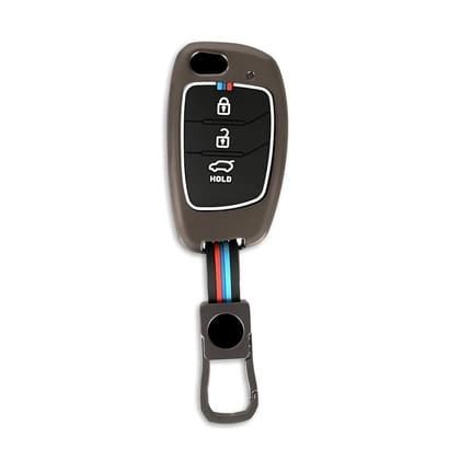 Metal Silicon Key Cover for Hy-undai 3-Button Smart Flip Key Compatible with Creeta, Veniue, Tucsion, Alciazar, i20, Granid i1i0 Nios, Aura, Xceint, Exter Special Visible in Low-Light Conditions. Metal Silicon Key Cover for Hy-undai 3-Button Smart Flip Key Compatible with Creeta, Veniue, Tucsion, Alciazar, i20, Granid i1i0 Nios, Aura, Xceint, Exter Special Visible in Low-Light Conditions.