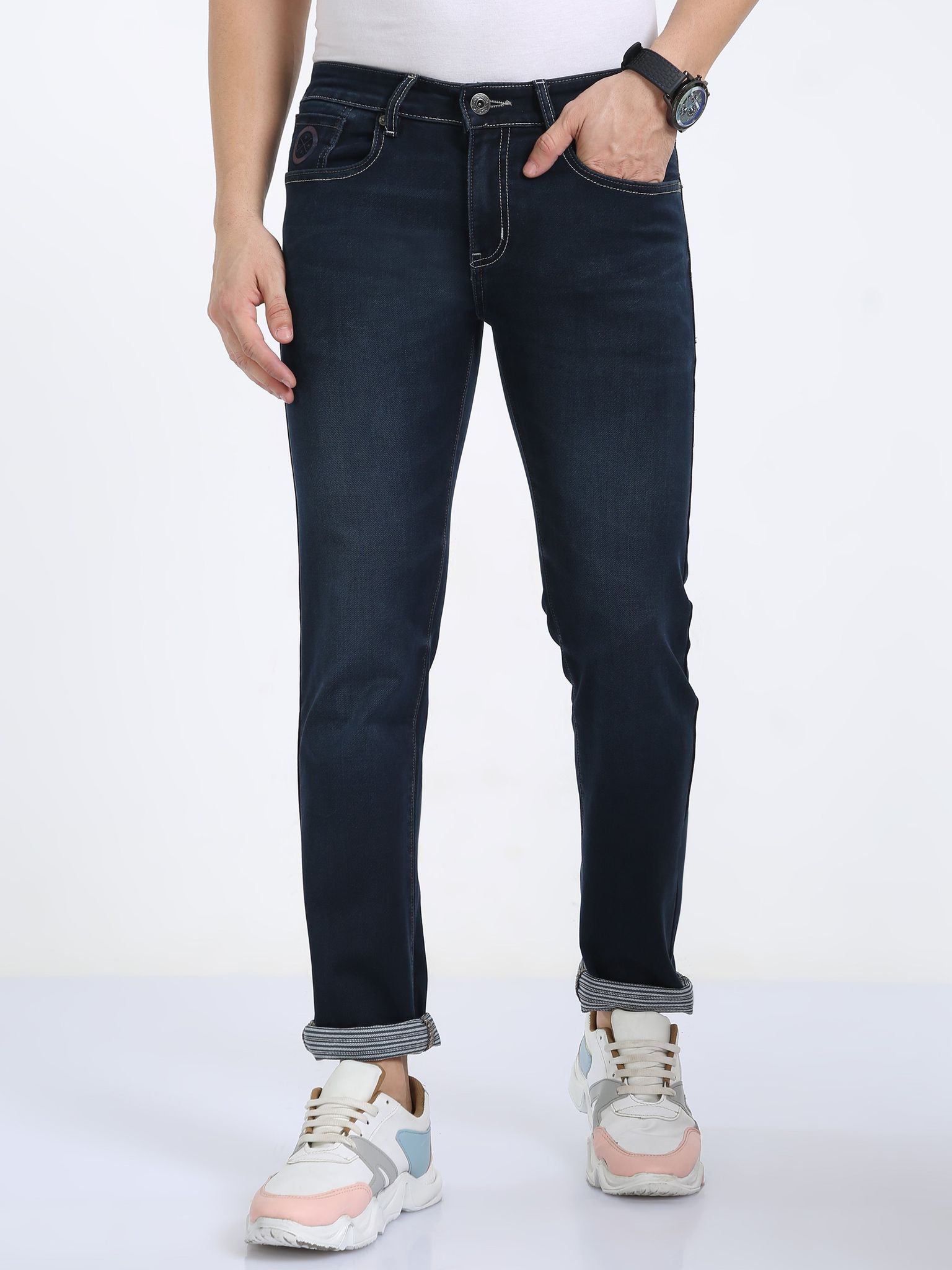 Classic Polo Men's Slim Fit Cotton Denim | CPDO2-34 DNVY-SF-LY