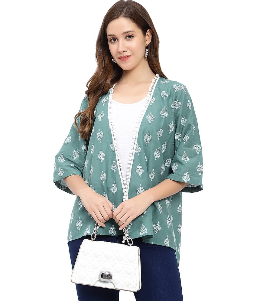 GALWIZ Cotton Shrugs - Green Single