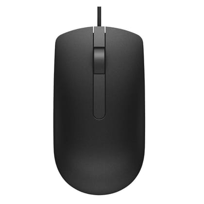 Dell Computer Mouse | MS116 | Wired Optical Mouse | 1000DPI | LED Tracking | Scrolling Wheel | Plug and Play