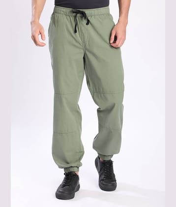 IVOC Relax Flat Men's Joggers - Green ( Pack of 1 )
