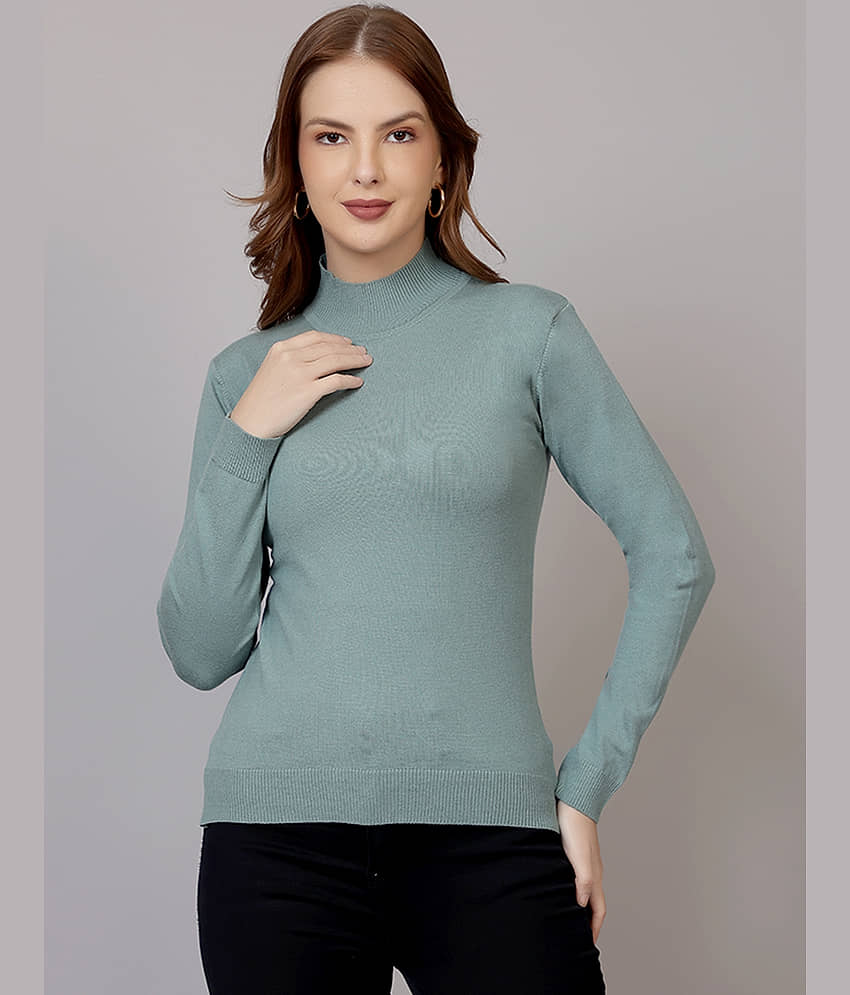 FEVERFEW Women Viscose Blend Round Neck Pullover ( Maroon )
