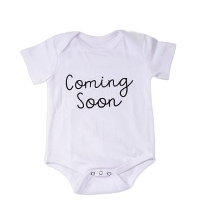 The Baby First Box Baby Onesie (0-3 Months) - Made with Bio-Wash Material