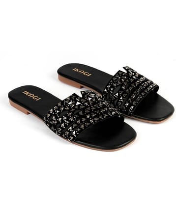 IKAGI Black Women's Flats