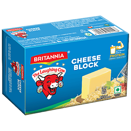 Britannia Processed Cheese Block - Goodness of Cow's Milk, 400 g Carton Britannia Processed Cheese Block - Goodness of Cow's Milk, 400 g Carton