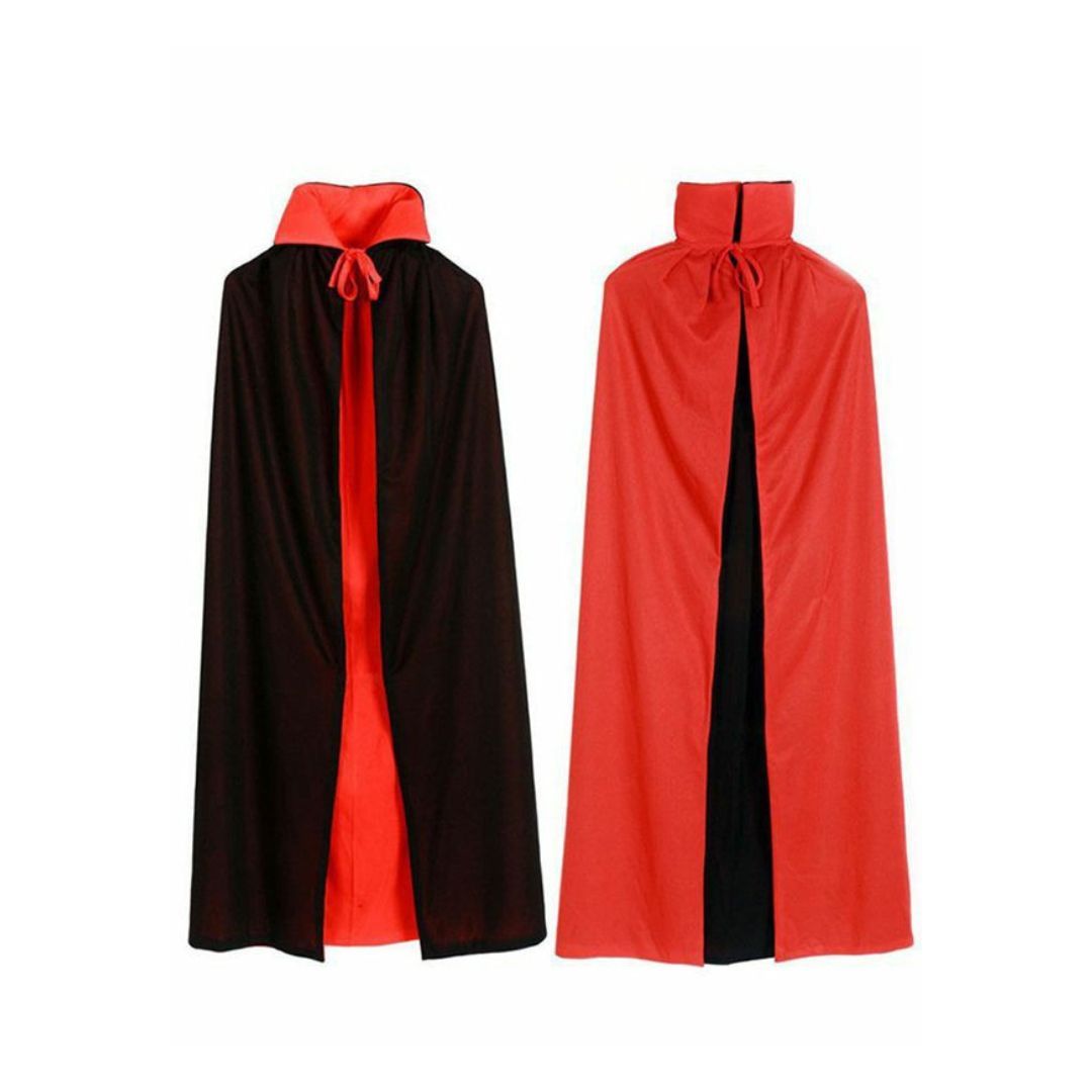 Halloween Reversible Red & Black Cloak Adult