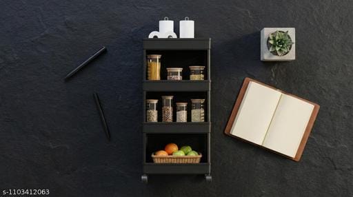 Plastic Rack for Kitchen 4 Layer Storage Organizer