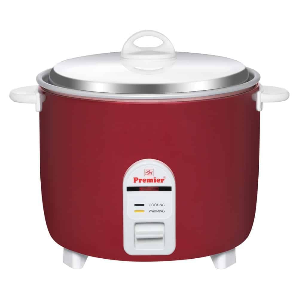 Premier Electric Rice Cooker - 1 Ltr, Maroon