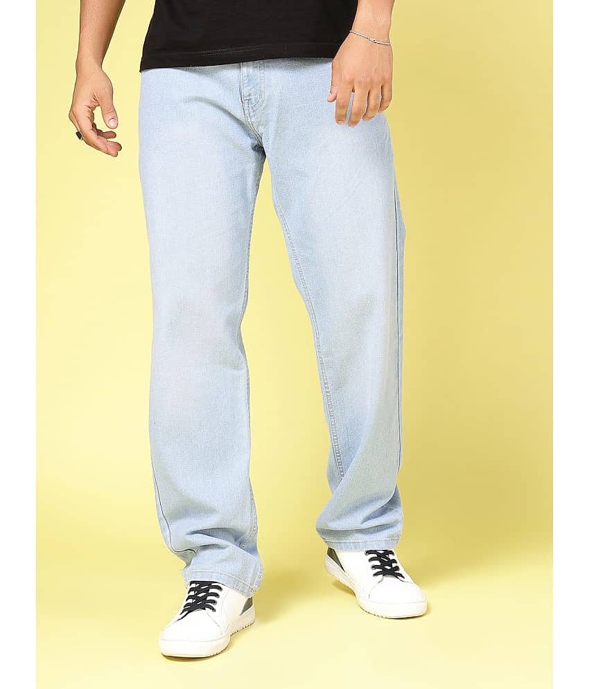 Rigo Straight Faded Men's Jeans - Blue ( Pack of 1 )