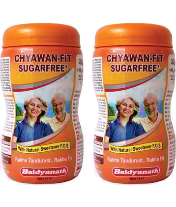 Baidyanath Chawan-Fit Sugar Free Chywanaprash, Immunity Booster - 1 Kg (Pack of 2)