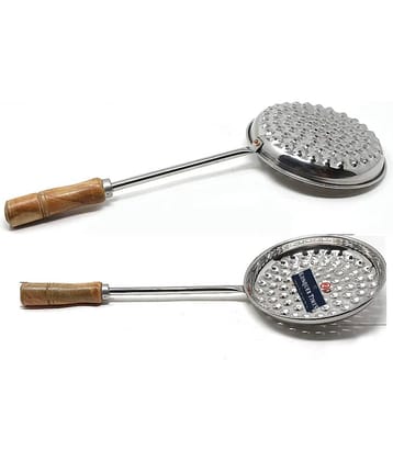 Konquer TimeS Silver Steel Strainer ( Pack of 1 )