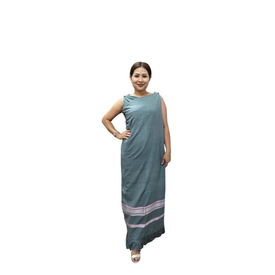BLUE KHASI RYNDIA JAINSEM (ERI SILK)