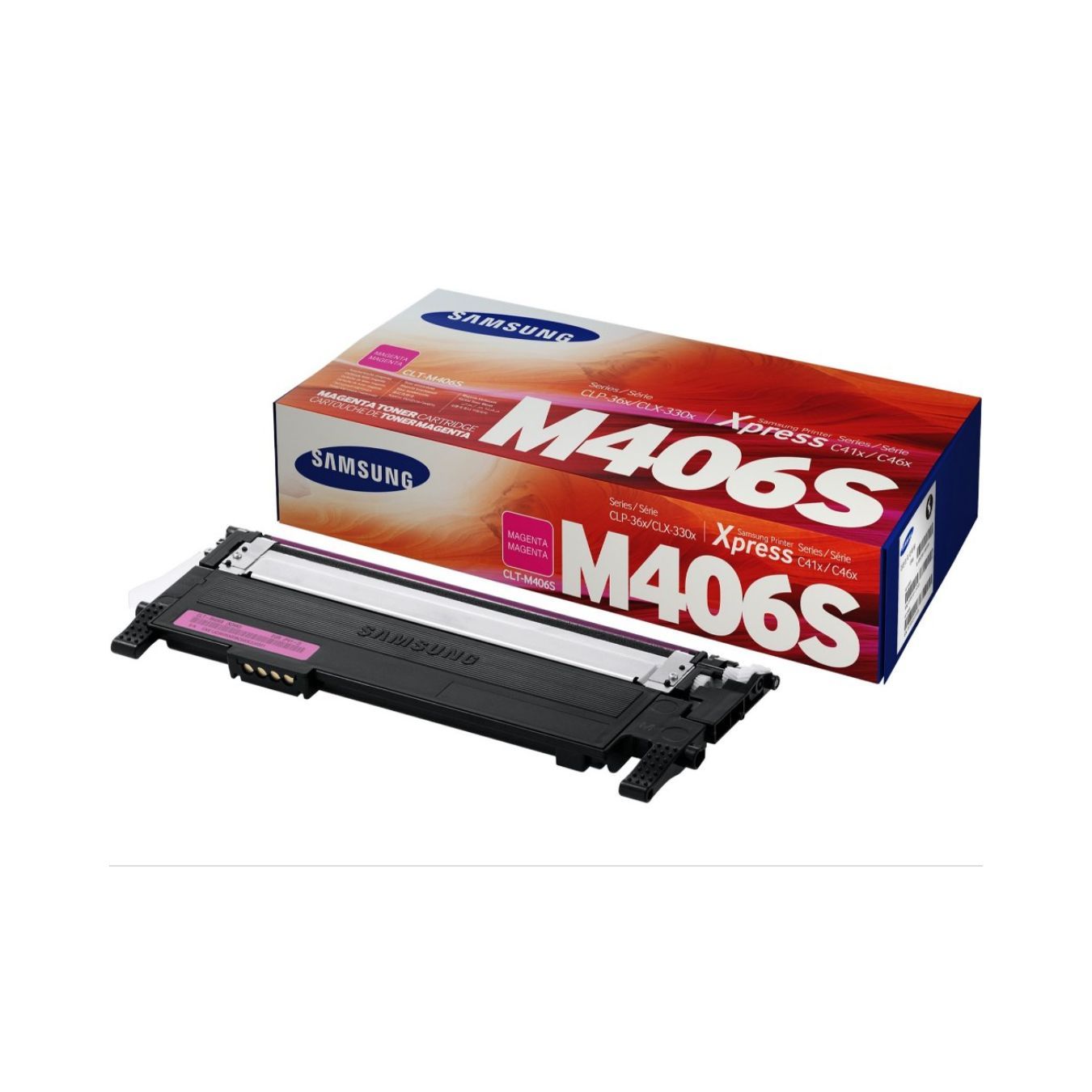 Samsung CLT-M406S High Yield Magenta Original Toner Cartridge