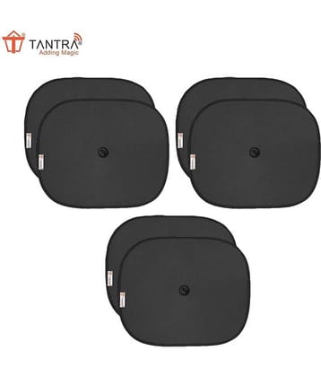 SIAGO Car Sun Shade for Side Windows Black (Pack of 6)